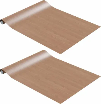 Produktbild von vidaXL Möbelfolien Selbstklebend 2 Stk. Helle Eiche 500x90 cm PVC