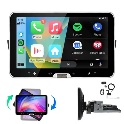 Immagine prodotto di HEXINEX Android 15 Autoradio con navigatore per Fiat 500/500C/S (2007-2015) 10,1 pollici, 2 GB + 64 GB, DAB+