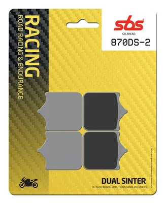 Produktbild von Bremsbelag SBS 870DS-2 (Satz pro Scheibe) Road Racing Endurance (weicher Biss)
