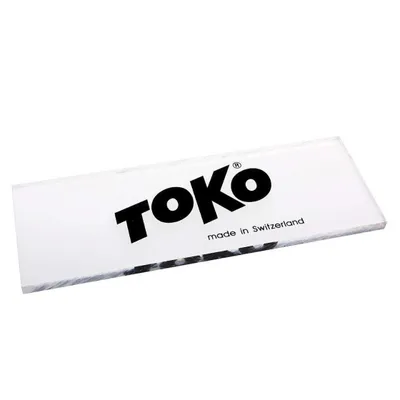 Produktbild von TOKO 5541918, Ski, Wachs-Schaber, Transparent, 130 mm, 58 mm, 3 mm