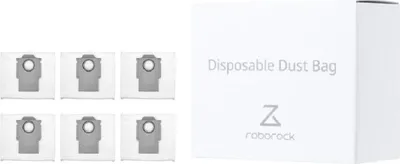 Zdjęcie produktu dla Worek na kurz Roborock dla  Roborock Q7 Max+, S7 Pro Ultra, S7 MaxV Ultra, Q8 Max+, S8+ i S8 Pro Ultra (opakowanie 6 szt.)