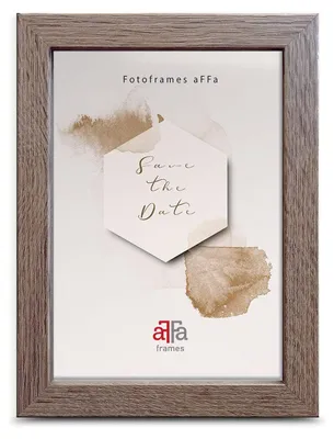 Produktbild von Bilderrahmen 15x20 cm Sonoma-Eiche MDF Fotorahmen Acrylglas aFFa Hekla