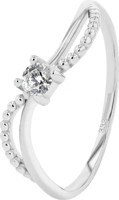 Produktbild von 333/- Gold Ring "Celestine" , 8 Karat, Weißgold
