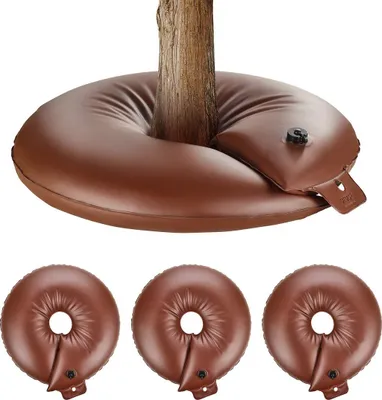 Image de Anneau d'arrosage pour arbres, lot de 4, 16 gallons, sac d'arrosage à libération lente, durable