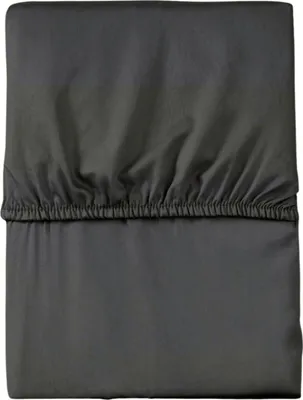 Produktbild von Satin Spannbettlaken 160x200 Mikrofaser Graphit