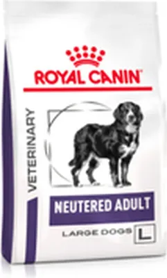A bag of Royal Canin veterinary dog food.