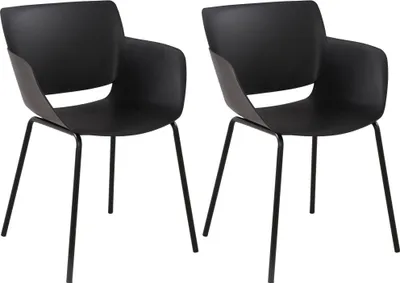 Produktbild von 2er Set Stuhl Alpena - schwarz