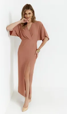 Produktbild von Makover Maxikleid für Frauen Belald K163 rosa L