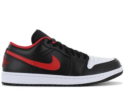 Produktbild von Air Jordan 1 Low schwarz/rot/weiß 553558-063 EUR 45,5