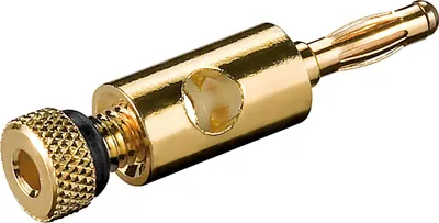 Image de Goobay Banana Plug with Screw Connection, 10 pcs.