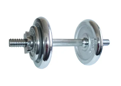 Produktbild von Einhand-Ladehantel 8,5 kg - verchromte Scheiben