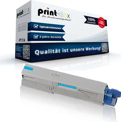 Produktbild von Kompatible Tonerkartusche für OKI C 3300 C 3300 N C 3300 Series C 3400 C 3400 N 43459331 Cyan Blau - Office Plus Serie