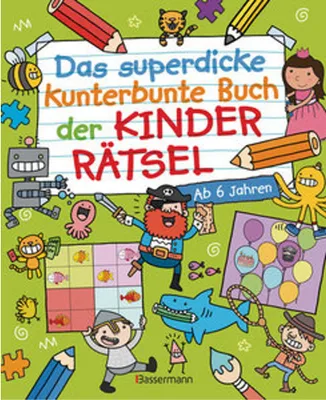 Obrázok produktu pre Das superdicke kunterbunte Buch der Kinderrätsel. Der Doppelband