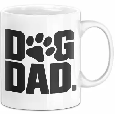 Produktbild von Hund Tierliebhaber Tasse Geschenk Lustige Geschenkidee Spruch Hunde Papa (Weiß)