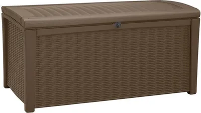 Produktbild von KETER 210385 Borneo Outdoor-Aufbewahrungsbehälter 130x70x63 cm und 416L - Braun