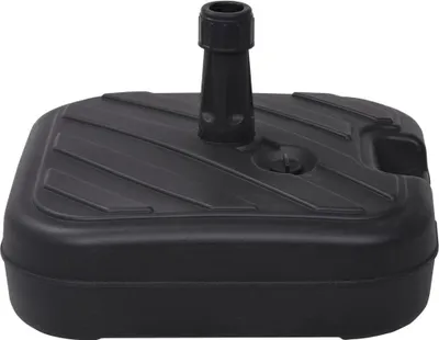 Produktbild von The Living Store Sonnenschirmständer Sand/Wasser 24 L Schwarz