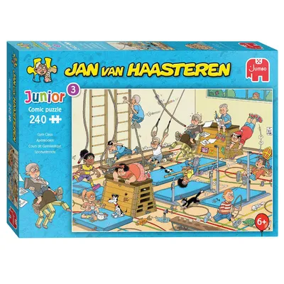 Produktbild von Jan van Haasteren Junior - Sportunterricht - 240 Teile, 240 Stück(e), Comics, 6 Jahr(e)