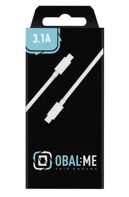 Immagine prodotto di Cavo dati/ricarica USB-C/USB-C 1m bianco - CONFEZIONE:ME