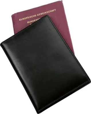 Produktbild von Alassio Reisepasshülle "RFID Document Safe" Nappaleder schwarz