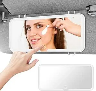 Produktbild von LED Make-upspiegel Verlicht - Oplaadbaar & Compact Touchscreen - für Auto, Reizen & Dames