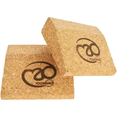 Produktbild von Yoga-Mad - Yoga-Keil (2er-Pack) MQ839 (Einheitsgröße) (Braun)