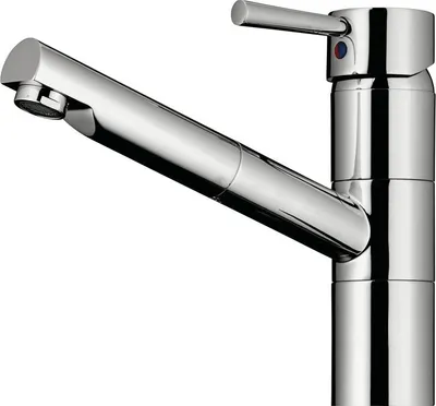Produktbild von Naber LINEA Küchenarmatur Glacier 2 mit ausziehbarem Auslauf Chrom