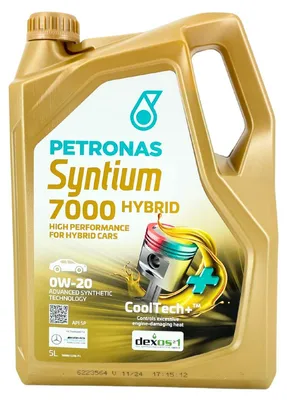 Produktbild von PETRONAS Syntium 7000 Hybrid für 0W-20 5 Liter Motoröl Motorenöl Vollsynthetisch DEXOS 1 GEN 3 9.55535-CR1 MS-6395 WSS-M2C962-A Öl