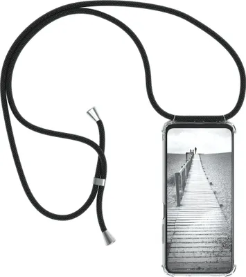 Produktbild von EAZY CASE Handykette mit Hülle für Xiaomi Redmi Note 10 / 10S Backcover Handykette, zum Umhängen in Schwarz