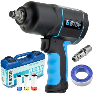 Produktbild von STIX STT-17 Schlagschrauber Set 1700Nm 1/2" + 3 Felgennüsse 17–21mm