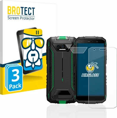 Produktbild von 3x BROTECT Schutzglas für Doogee S41 Pro (Display+Kamera) Schutzfolie Panzer Folie Glas Display Schutz klar