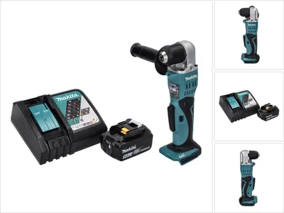Zdjęcie produktu dla Makita DDA 351 RT1 akumulatorowa wiertarko-wkrętarka kątowa 18 V 13,5 Nm + 1x akumulator 5,0 Ah + ładowarka