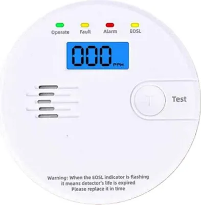 Obrázok produktu pre INF Domáci alarm na oxid uhoľnatý – Hlasové/Svetelné upozornenie, 360° Detekcia