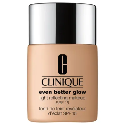 Obrázek produktu pro Clinique Even Better Glow Light Reflecting Makeup SPF 15, Láhev, Krém, Smíšená pleť, Mastná pleť, Ochana, Lesklý, Vyhlazující, Světlý, Cool