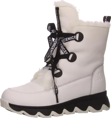 Produktbild von 2 GO Schnür-,Zug-u.Schnallenstiefel in weiss/weiss kombi, Gr. 40