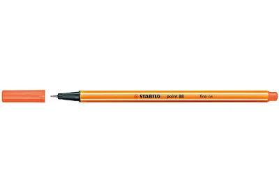 Zdjęcie produktu dla STABILO point 88, Pomarańczowy, Pomarańczowy, Sześciokątny, Metal, 0,4 mm, Niemcy