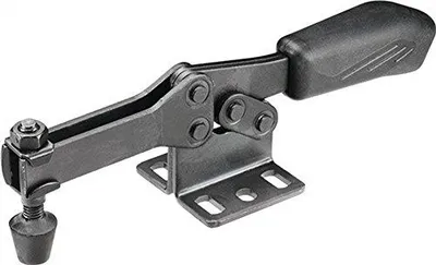 Produktbild von AMF Waagrechtspanner Nr.6830B 0 waagerechter Fuß schwarz - 90423