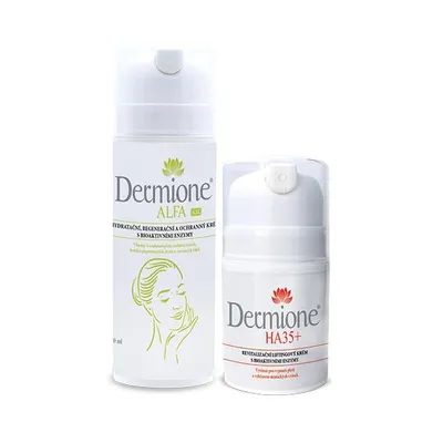 Obrázek produktu pro Dermione® - HYDRATAČNÍ BALÍČEK PÉČE O NORMALNÍ PLEŤ S PRVNÍMI ZNÁMKAMI STÁRNUTÍ PLETI - ALFA XL