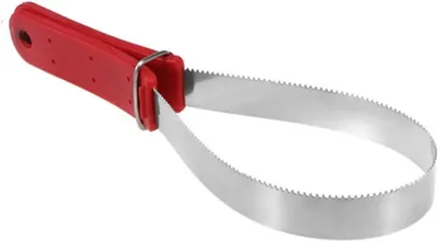 Productafbeelding van Paardenschraper - Reinigingsgereedschap - Vachtverzorging - Dubbelzijdig ontwerp - 295 cm - Rood