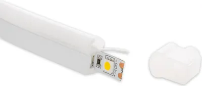 Produktbild von Profil Neon SFLEX 8x17 Aufbau/Einbau seitliche Kurve für LED Streifen IP20 bis 8 mm 2 m