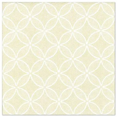 Produktbild von Servietten "ROYAL Collection" 1/4-Falz 40 cm x 40 cm champagner "Circle Flowers"