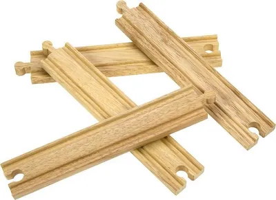 Image de Rails en bois Bigjigs longs