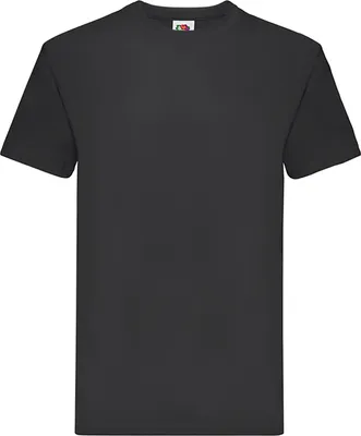 Obrázok produktu pre Pánske tričko Fruit Of The Loom Super Premium s krátkym rukávom BC333 (L) (Black)