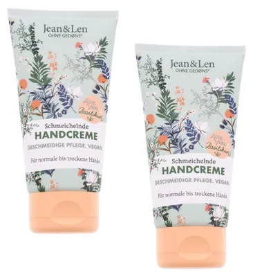 Produktbild von 2x Jean & Len Schmeichelnde Handcreme je 75ml Handpflege trockene Haut
