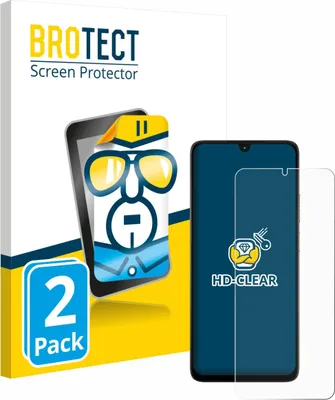 Produktbild von 2x Für Motorola Moto G06 Power Schutzfolie BROTECT Displayschutz Display Schutz Folie Klar Transparent