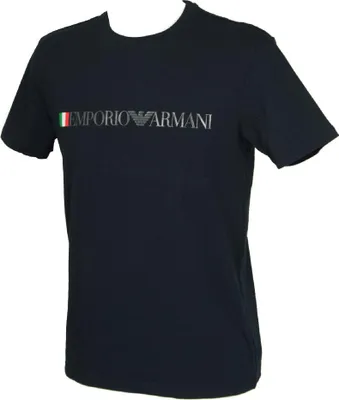 Produktbild von T-Shirt mit Rundhals Kurzarm Männer Herren EMPORIO ARMANI Artikel 110853 9P510, S, Cotone 95%,Elasthan 5%