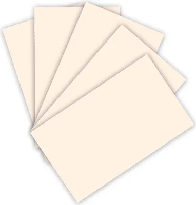 Produktbild von folia Tonpapier DIN A3 130 g/qm hellbeige 50 Blatt