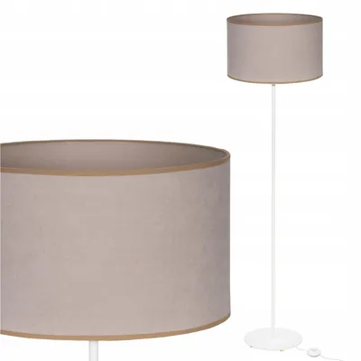 Produktbild von Cerlux Stehlampe Wohnzimmer Schlafzimmer 140cm Stoffschirm E27