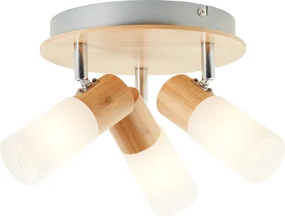 Immagine prodotto di Babsan rondel 3 luci in legno bianco