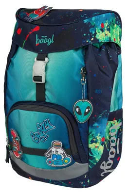 Produktbild von Baagl Schulranzen Jungen 1 Klasse Airy Schultasche Grundschule - Chill