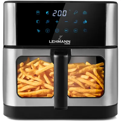 Produktbild von Frytkownica beztłuszczowa LEHMANN AROMATO AIR FRYER frytkownica duża 12 programów 10l 1800W